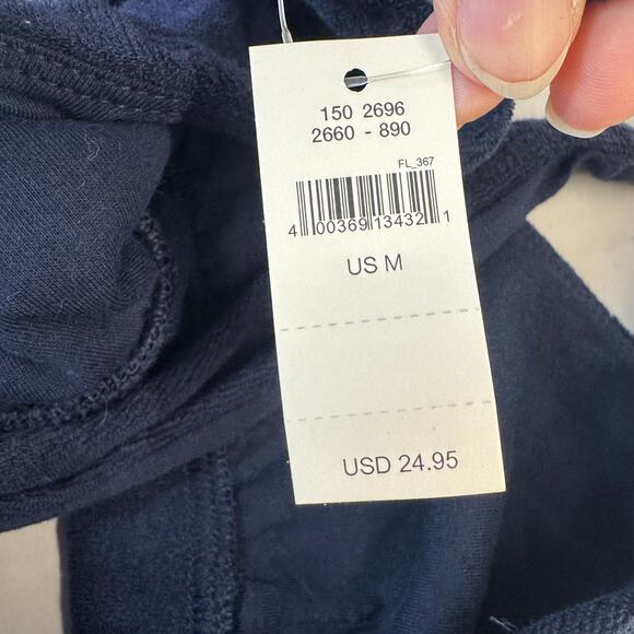 OFFLINE by Aerie Summer Lights Terry Sports Bra Royal Navy Plunge Medium NWT - Picture 7 of 7